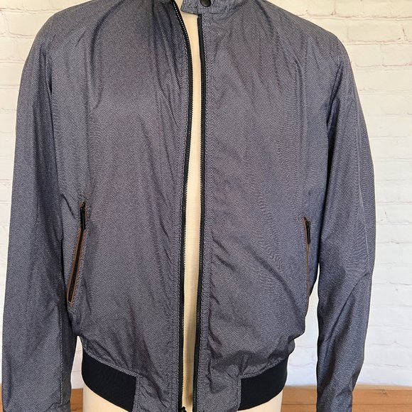 Massino Dutti - Reversible Windbreaker - Like New -Navy - Size XL - Picture 4 of 15